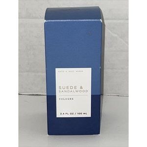 Bath & Body Works - Suede And Sandlewood 3.4 oz Cologne - Fast Shipping in US!!
